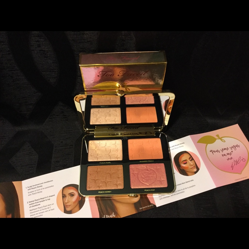 ๐Too Faced Sugar Peach Face & Eye Palette - NEW!! - Picture 4 of 8